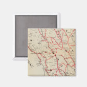 Aimant Comtés de Sonoma, Marin, Lake et Napa (Recto/Verso)