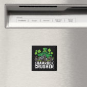 Aimant Concasseur Shamrock Saint-Patrick Monster Truck (In Situ (Lave-vaisselle))