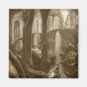 Aimant Concept de domaine forestier (Devant)