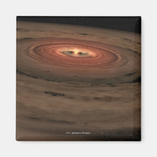 Aimant Concept de l'artiste Mini système solaire en const