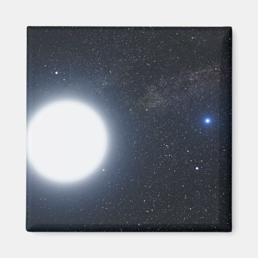 Aimant Concept de l'artiste montrant le système binaire é (Devant)