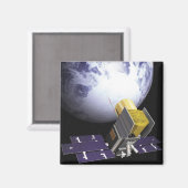 Aimant Concept de l'artiste sur la glace, le nuage (Recto/Verso)