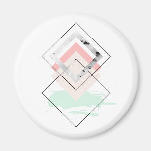 Aimant Conception abstraite géométrique