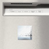 Aimant Conception abstraite sur grille (In Situ (Lave-vaisselle))