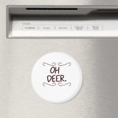 Aimant Conception artistique créative Alastor Oh Deer (In Situ (Lave-vaisselle))