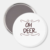 Aimant Conception artistique créative Alastor Oh Deer (Recto/Verso)