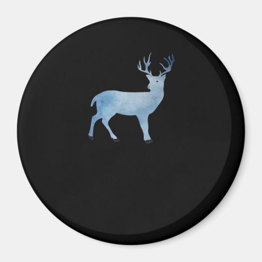 Aimant Conception Artistique Moderne de Cerf (Devant)