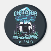 Aimant Conception Catastrophique Funny Chat (Devant)