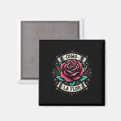 Aimant Conception Comme La Flor Mexicaine Drôle Cadeau Ci (Recto/Verso)