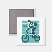 Aimant Conception Cool Rider - BMX (Recto/Verso)