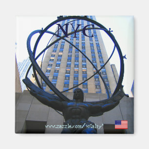 Aimant Conception d'aimant de photographie de New York