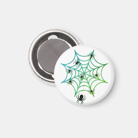 Aimant Conception d'aimant web de l'araignée (Recto/Verso)