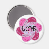 Aimant Conception d'amour funky (Recto/Verso)