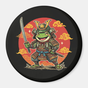 Aimant Conception d'animal de guerrier de samouraï de gre