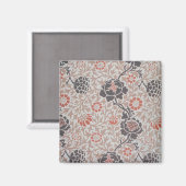 Aimant Conception d'art botanique de William Morris Graft (Recto/Verso)