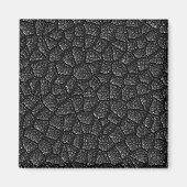 Aimant Conception d'asphalte noir (Devant)