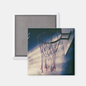 Aimant Conception de basket-ball cool (Recto/Verso)