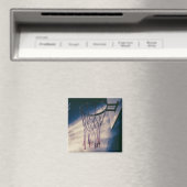 Aimant Conception de basket-ball cool (In Situ (Lave-vaisselle))