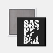Aimant Conception De Basket-Ball Pour Lecteur Et Panier D (Recto/Verso)