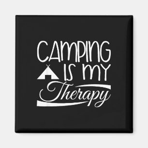 Aimant Conception de camping-car - le camping est ma thér