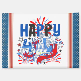 Aimant Conception de célébration patriotique du 4 juillet