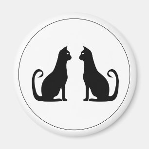 Aimant Conception de chat noir
