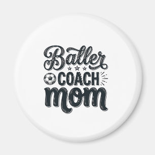 Aimant Conception de chemise de football vintage Baller C