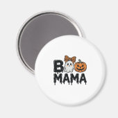 Aimant Conception de chemise de maman fantôme Halloween c (Recto/Verso)