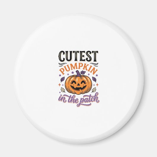 Aimant Conception de chemise Halloween Citrouille la plus (Devant)