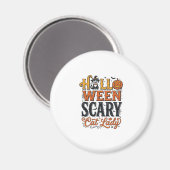 Aimant Conception de chemise pour chat vintage Halloween (Recto/Verso)