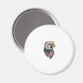 Aimant Conception de chemise vectorielle d'aigle patrioti (Recto/Verso)