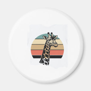 Aimant Conception de chemise vectorielle Safari Coucher d