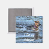 Aimant Conception de chiens pour les amateurs de moules (Recto/Verso)