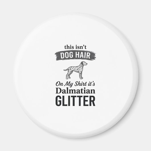 Aimant Conception de citation de cheveux de chien drôle d (Devant)