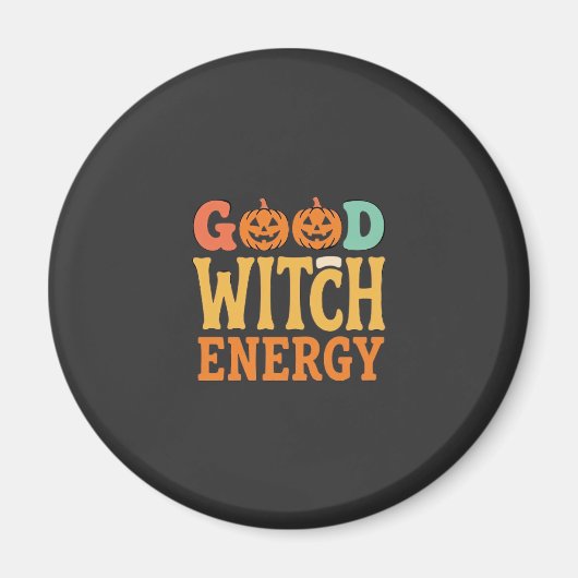 Aimant Conception de citrouille d'Halloween Énergie de bo (Devant)