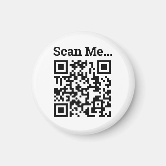 Aimant Conception de code QR (Devant)