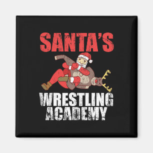 Aimant Conception de combat de ring de lutte Santa Sport