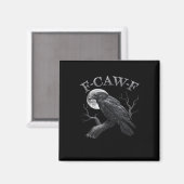 Aimant Conception de design classique gothique cool F-Caw (Recto/Verso)