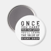 Aimant Conception de devis de sagesse - Valeur de chaque  (Recto/Verso)