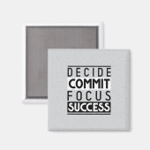 Aimant Conception de devis motivationnelle pour les réali (Recto/Verso)