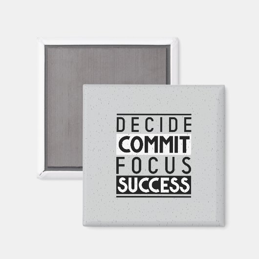 Aimant Conception de devis motivationnelle pour les réali (Recto/Verso)