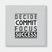 Aimant Conception de devis motivationnelle pour les réali (Devant)