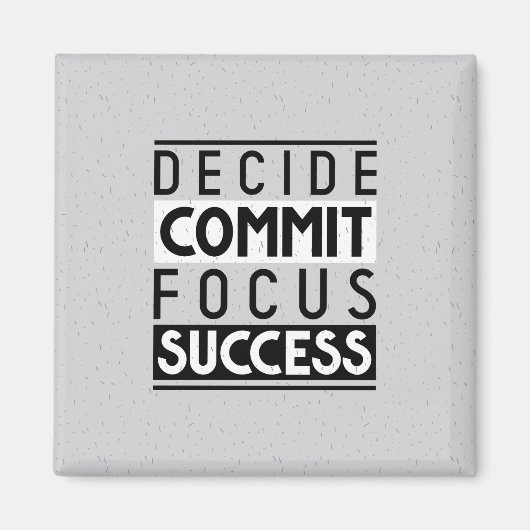 Aimant Conception de devis motivationnelle pour les réali (Devant)