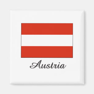 Aimant Conception de drapeau de l'Autriche