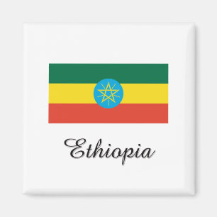 Aimant Conception de drapeau de l'Ethiopie