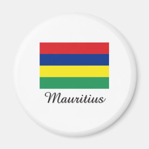 Aimant Conception de drapeau des Îles Maurice