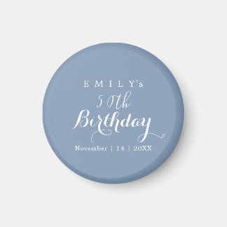 Aimant Conception de fête d'anniversaire en typographie m