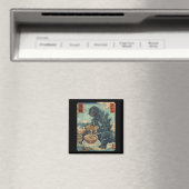 Aimant Conception de foi de jeu vidéo Kaiju Gamer Ramen (In Situ (Lave-vaisselle))