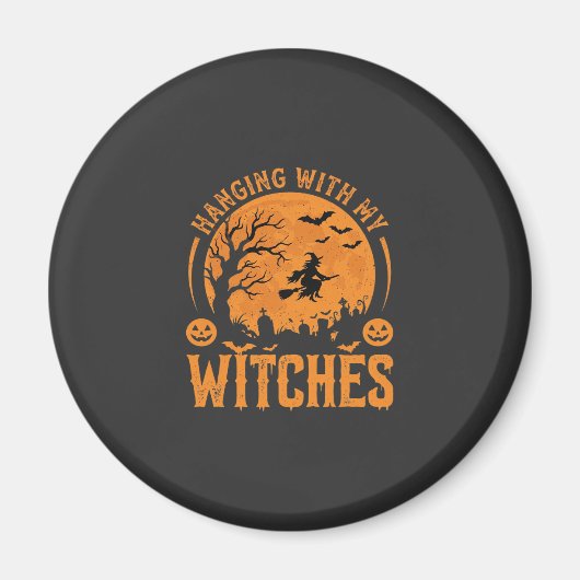 Aimant Conception de Halloween pour accrocher avec mes so (Devant)
