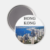 Aimant conception de hong kong (Recto/Verso)